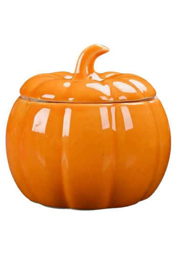 The Vintage Lidded Ceramic Pumpkin Candy Dish combines a classic pumpkin shape with a practical lidded design. Made from ceramic and styled with a vintage-inspired appearance, it offers a decorative way to store sweets and treats while adding seasonal character to the home. The lid helps keep the contents covered, while the pumpkin design makes the dish an appealing addition to autumn or Halloween displays.